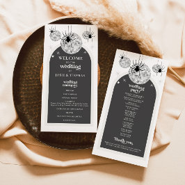 Programa de Casamento de Aranhas de Disco Retro Ha