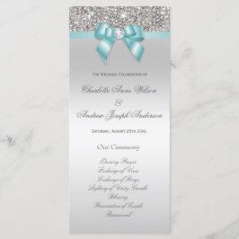 Programa de Casamento de Arcos Teais da Sequência