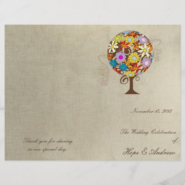 Programa de Casamento de Árvore Flor Mágica de Fai (Frente)