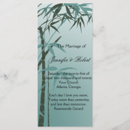 Programa de Casamento de Bambu Natural com Gradien