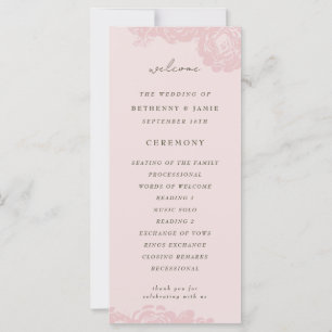 Programa de Casamento de Blooms Dourados da rosa