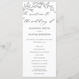 Programa de Casamento de Branch Laurel, Minimalist