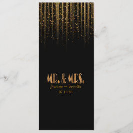 Programa de Casamento de Chás de Estrelas de Cobre