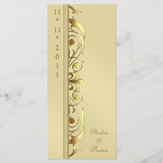 Programa de Casamento de Deslocamento Dourado da G (Frente)