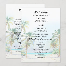 Programa de Casamento de Destino de Praia Tropical