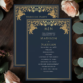 Programa de Casamento de Espadas Medieval do Leão 