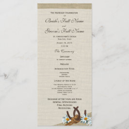 Programa de Casamento de Ferraduras e Margaridas O