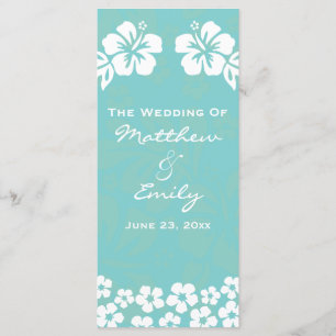 Programa de Casamento de Flores Aqua Beach