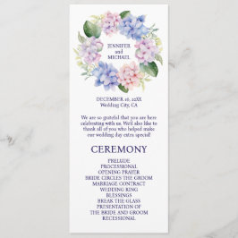 Programa de Casamento de Flores de Primavera Hydra