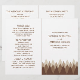 Programa de Casamento de Florestas Marrons