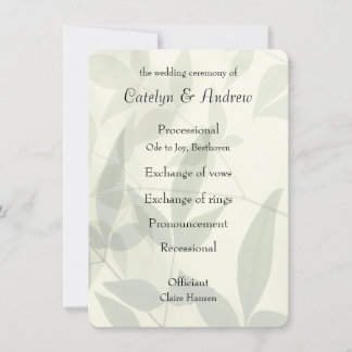 Programa de Casamento de Folhas Pálidas