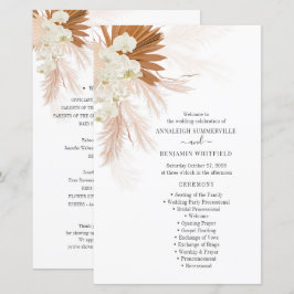 Programa de Casamento de Grass Terracotta de Pampa