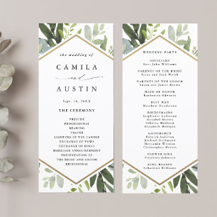 Programa de Casamento de Hexágonos Dourados com M