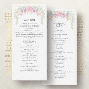 Programa de Casamento de Jardins Selvagens
