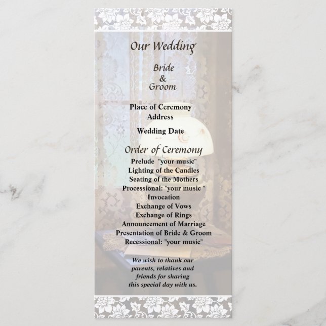 Programa De Casamento De Lâmpadas Com Furacão (Frente)