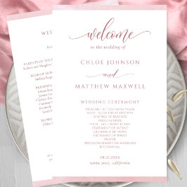 Programa de Casamento de Mola d'Água com Rosa de P