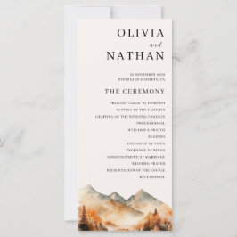 Programa de Casamento de Montanha em Queda