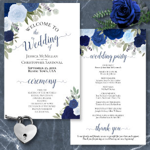 Programa de Casamento de Orçamento Floral de Dust