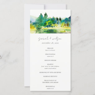 Programa de Casamento de Paisagem do Rio de Montan