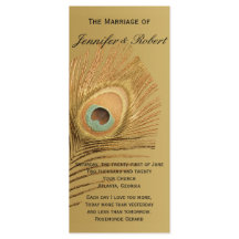 Programa de Casamento de Peacock ouro