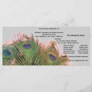 Programa de Casamento de Peixes de Rosa e Cinza