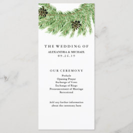 Programa de Casamento de Pinus de inverno