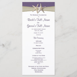 Programa de Casamento de Prados Roxos de Starfish