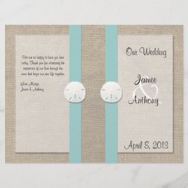Programa de Casamento de Praia do Dólar de Areia -