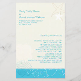 Programa de Casamento de Praia Moderna de Malibu B