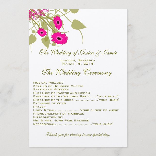 Programa de Casamento de Raspberry Gerbers (Frente)