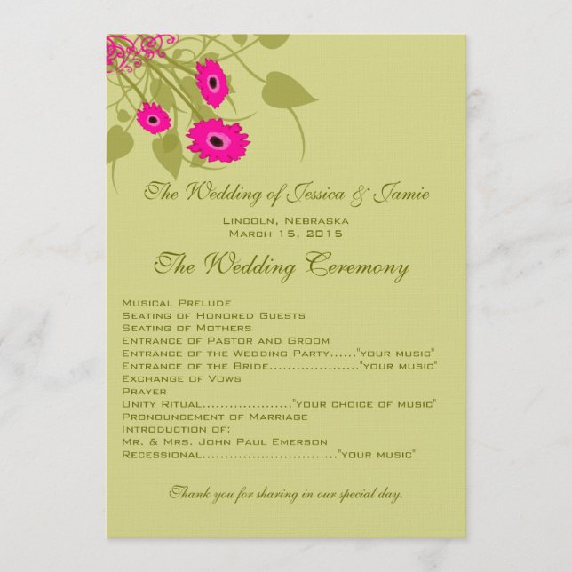 Programa de Casamento de Raspberry Gerbers (Frente)