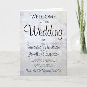 Programa de Casamento de Reflexões Brancas