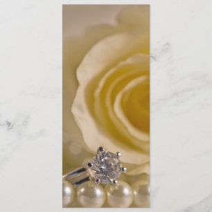 Programa de Casamento de Rosa Branca e Pérolas