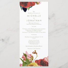 Programa de Casamento de Rosas do Jardim Inglês