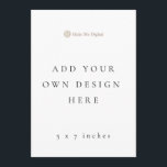 Programa de Casamento de solteiro 5x7 pol/Menus<br><div class="desc">Compre um design do makemedigital.etsy.com ou makemedigital.compre e edite-o no Modelo com o link de acesso fornecido após a compra. Faça o download como JPG com a opção de "sangramento" selecionada. Carregue suas designs aqui.</div>