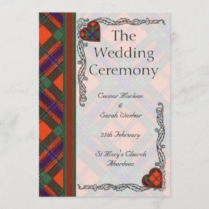 Programa de Casamento de Tartan escocês - Maclean