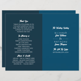 Programa de Casamento de Trendy Moderno