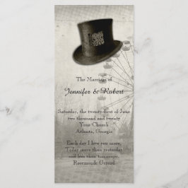 Programa de Casamento do Chapéu do Carnaval Steamp