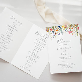 Programa de Casamento Dobrado Botânico Prado Rústi