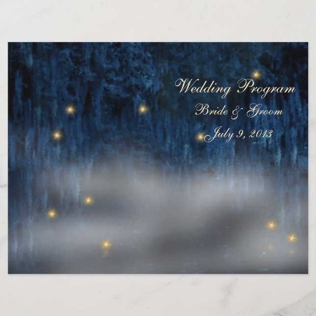 Programa de Casamento Dobrado de Bayou Bliss (Frente)