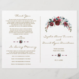 Programa de Casamento Dourado do Pinheiro Floral d