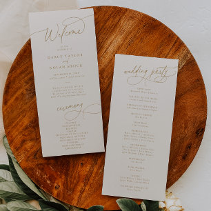 Programa de Casamento Dourado e Charm Flat Ivory