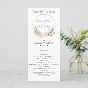 Programa de Casamento Elegante.