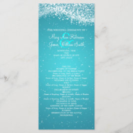 Programa de Casamento Elegante Onda Azul