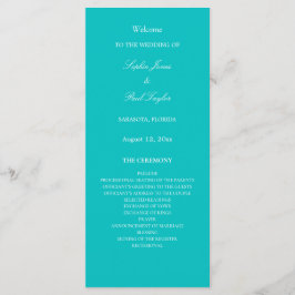 Programa de Casamento em Aqua Vibrante