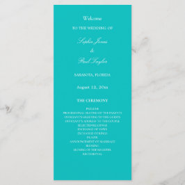 Programa de Casamento em Aqua Vibrante