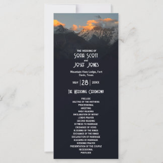 Programa de Casamento Escuro de Montanha Mística