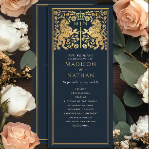 Programa de Casamento Espada Medieval Leão Azul Re