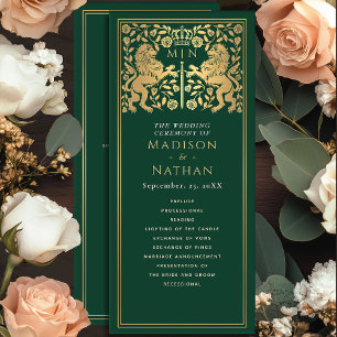 Programa de Casamento Espada Medieval Leão Real Ve