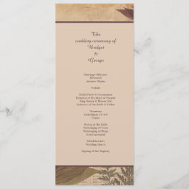 programa de casamento etervintage boho chic greene